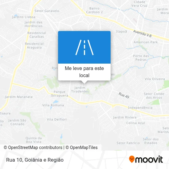 Rua 10 mapa