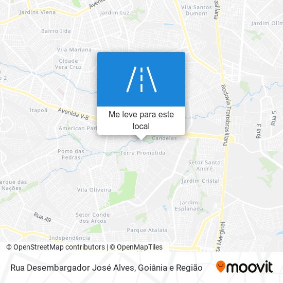 Rua Desembargador José Alves mapa