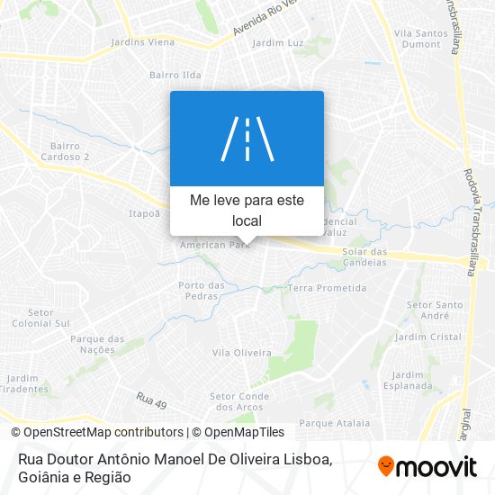 Rua Doutor Antônio Manoel De Oliveira Lisboa mapa
