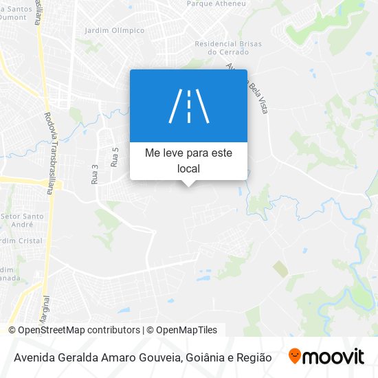 Avenida Geralda Amaro Gouveia mapa
