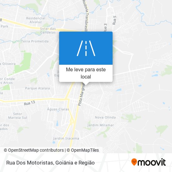 Rua Dos Motoristas mapa