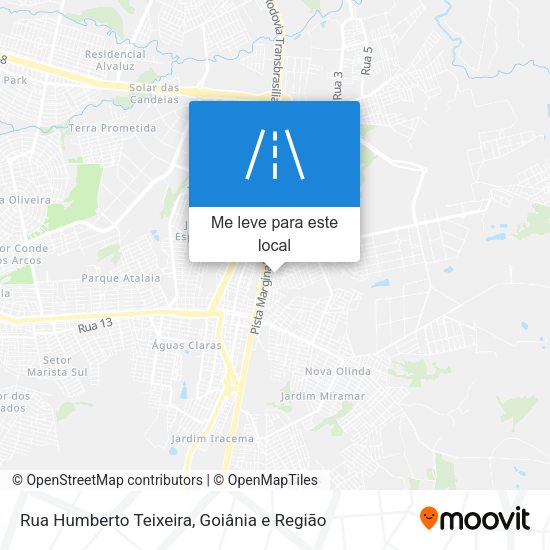 Rua Humberto Teixeira mapa