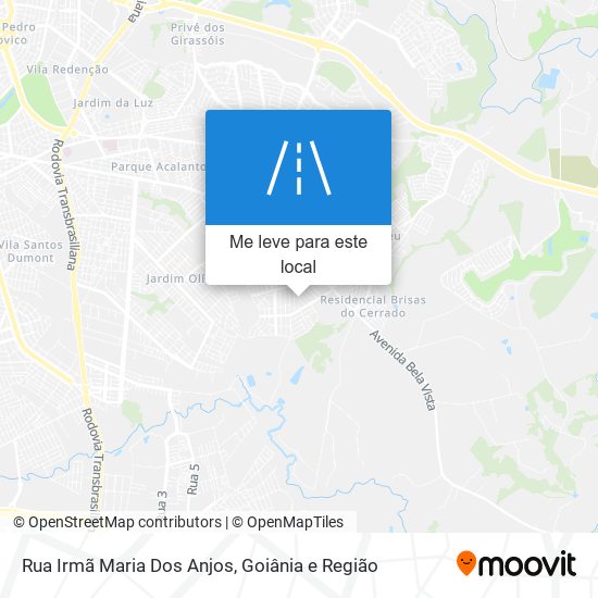 Rua Irmã Maria Dos Anjos mapa