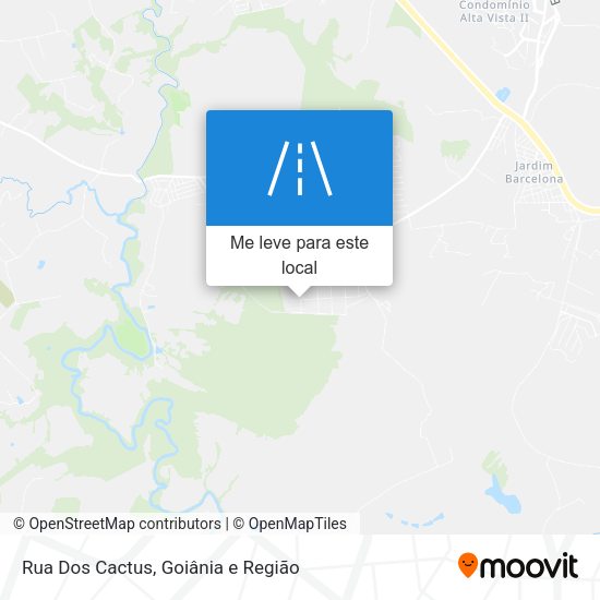 Rua Dos Cactus mapa