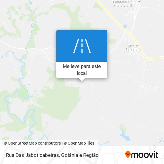 Rua Das Jaboticabeiras mapa