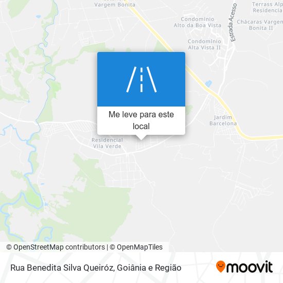 Rua Benedita Silva Queiróz mapa