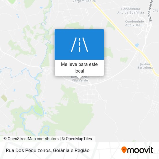 Rua Dos Pequizeiros mapa