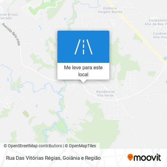 Rua Das Vitórias Régias mapa