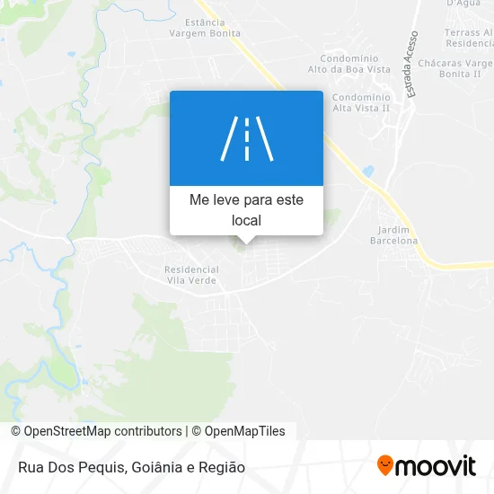 Rua Dos Pequis mapa