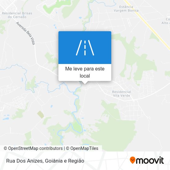 Rua Dos Anizes mapa