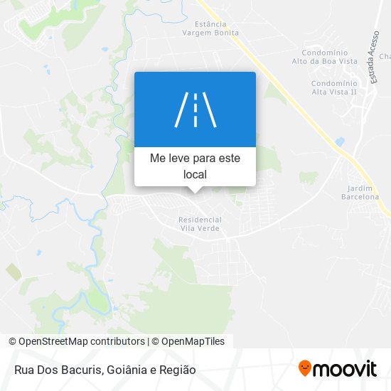 Rua Dos Bacuris mapa