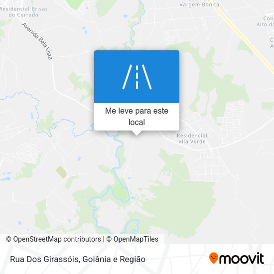 Rua Dos Girassóis mapa