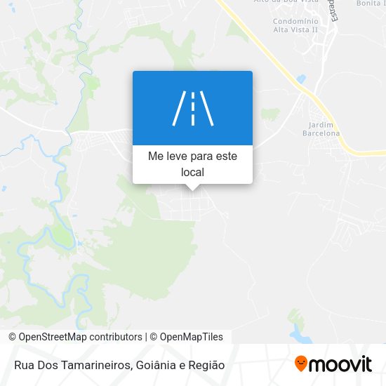 Rua Dos Tamarineiros mapa