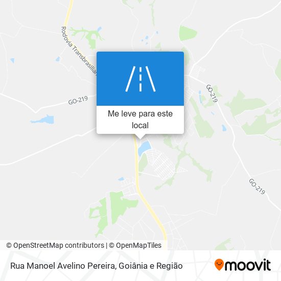 Rua Manoel Avelino Pereira mapa