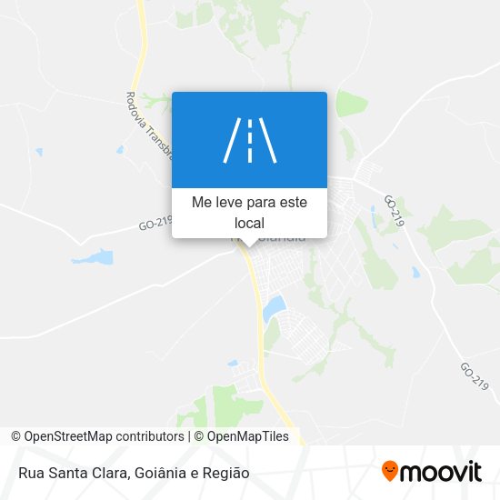 Rua Santa Clara mapa