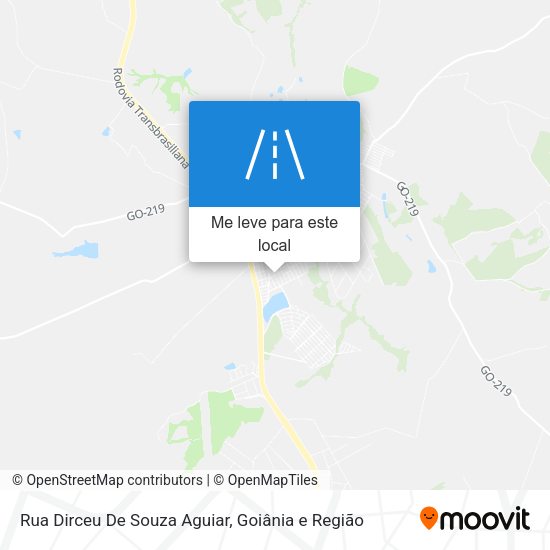 Rua Dirceu De Souza Aguiar mapa