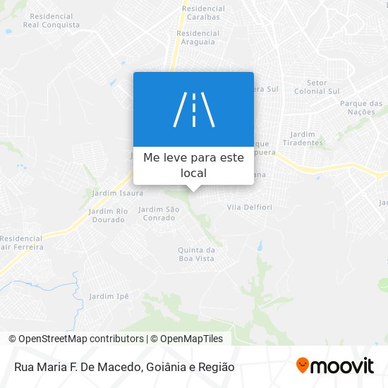Rua Maria F. De Macedo mapa
