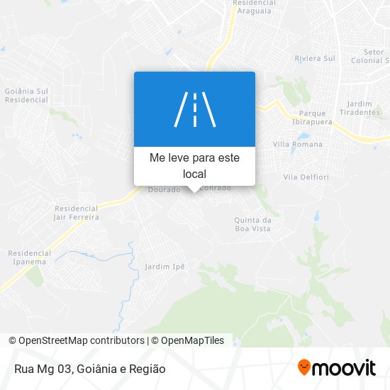 Rua Mg 03 mapa