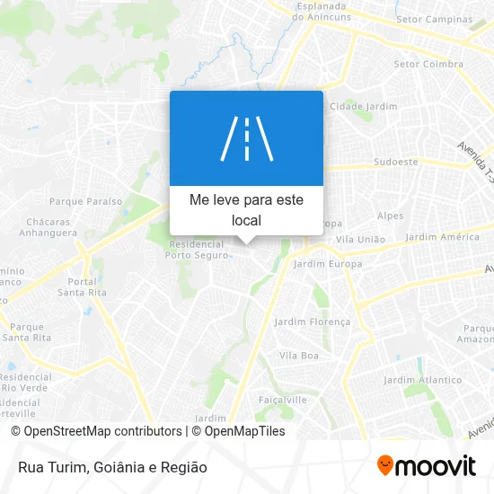 Rua Turim mapa