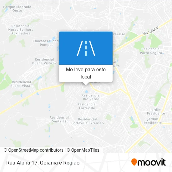 Rua Alpha 17 mapa