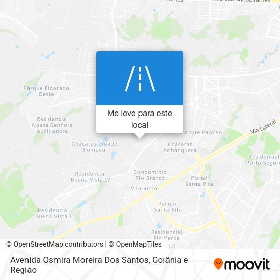 Avenida Osmira Moreira Dos Santos mapa
