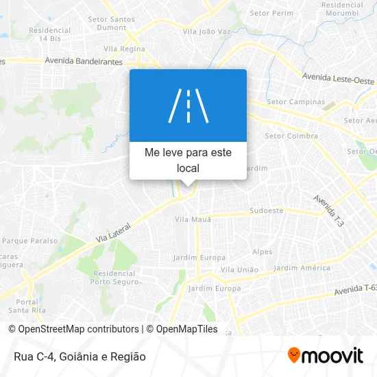 Rua C-4 mapa