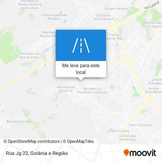 Rua Jg 22 mapa