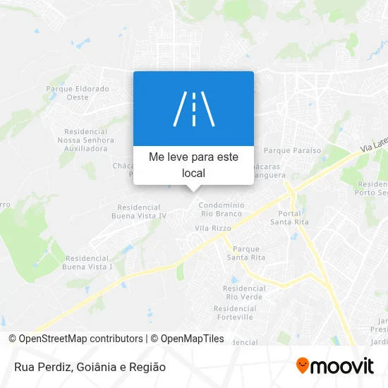 Rua Perdiz mapa