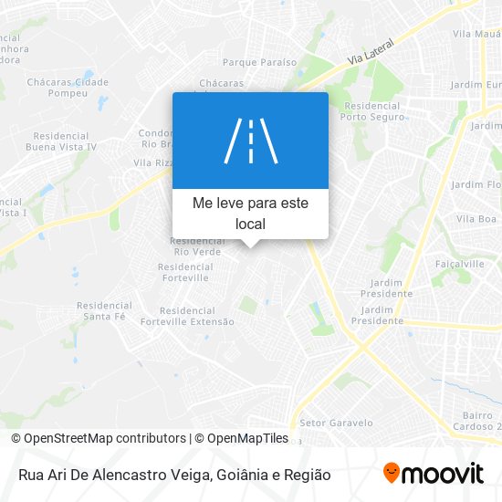 Rua Ari De Alencastro Veiga mapa
