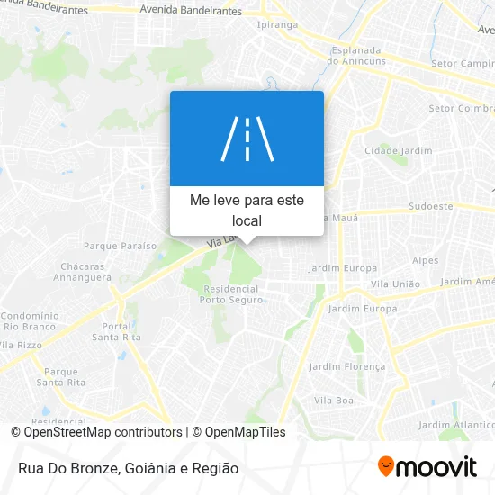 Rua Do Bronze mapa