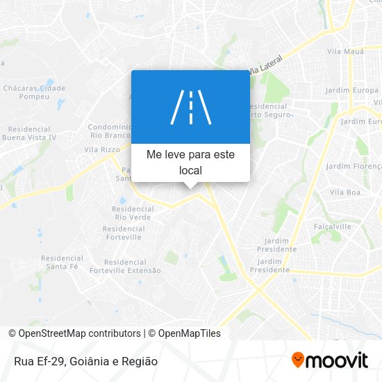 Rua Ef-29 mapa