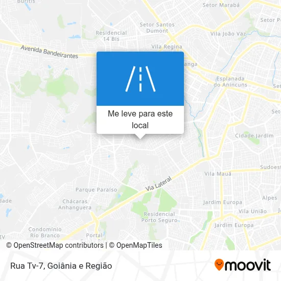 Rua Tv-7 mapa