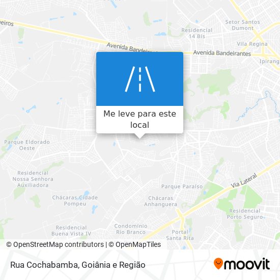 Rua Cochabamba mapa