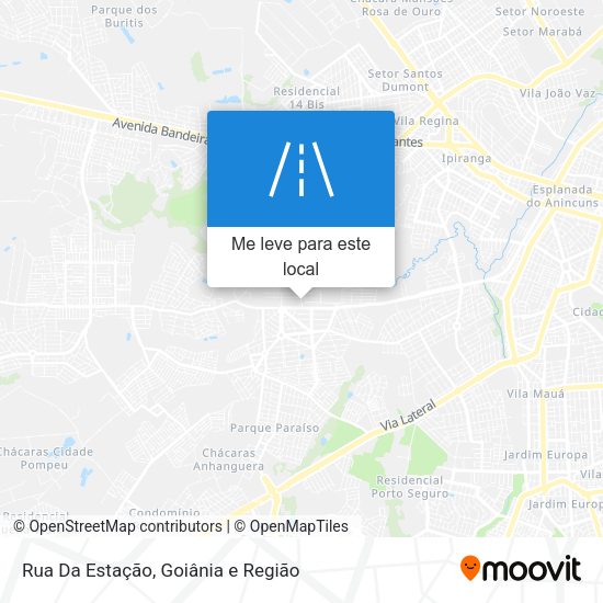 Rua Da Estação mapa