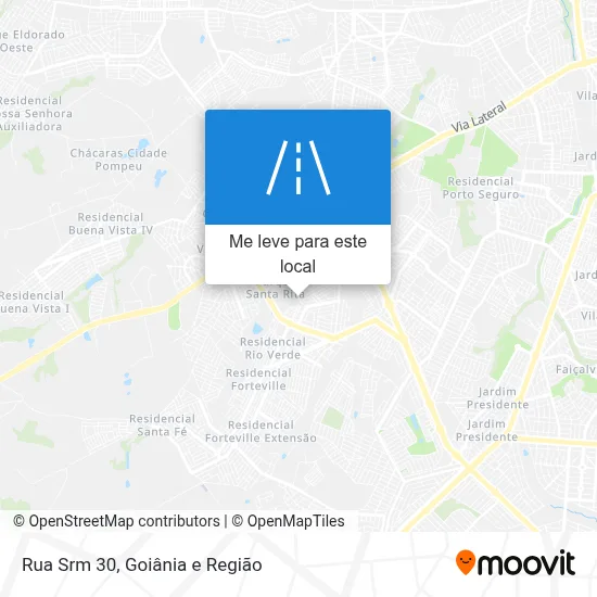 Rua Srm 30 mapa