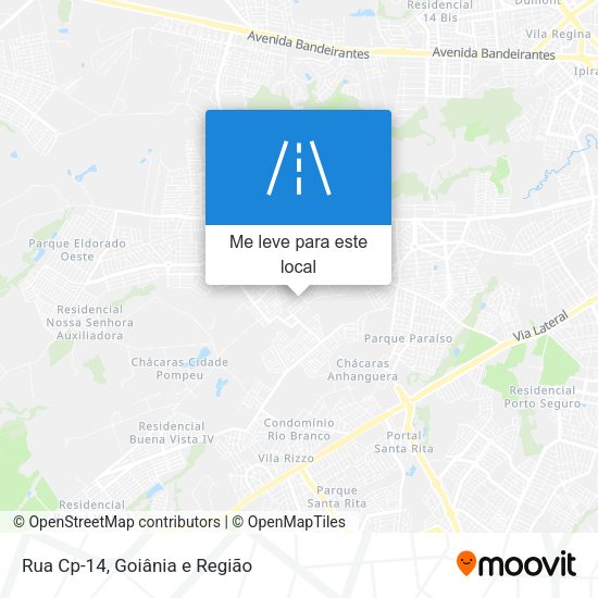 Rua Cp-14 mapa