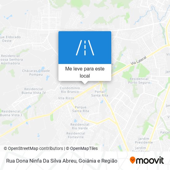 Rua Dona Ninfa Da Silva Abreu mapa