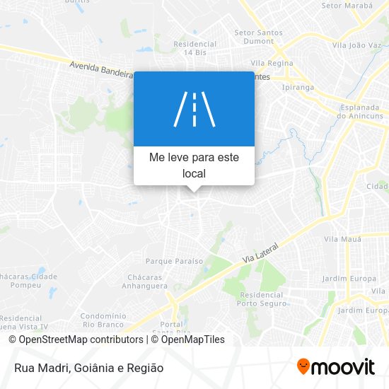 Rua Madri mapa