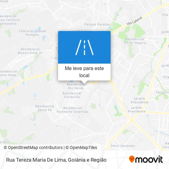 Rua Tereza Maria De Lima mapa