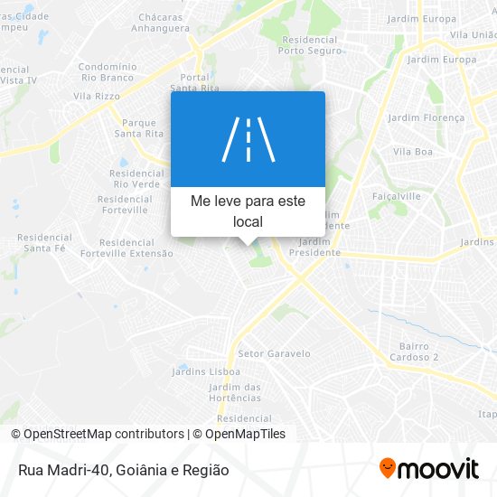Rua Madri-40 mapa