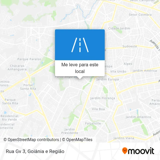 Rua Gv 3 mapa