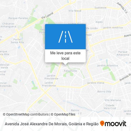 Avenida José Alexandre De Morais mapa