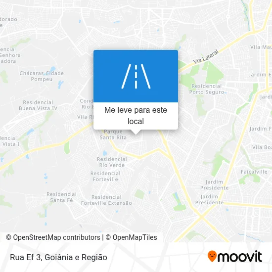 Rua Ef 3 mapa