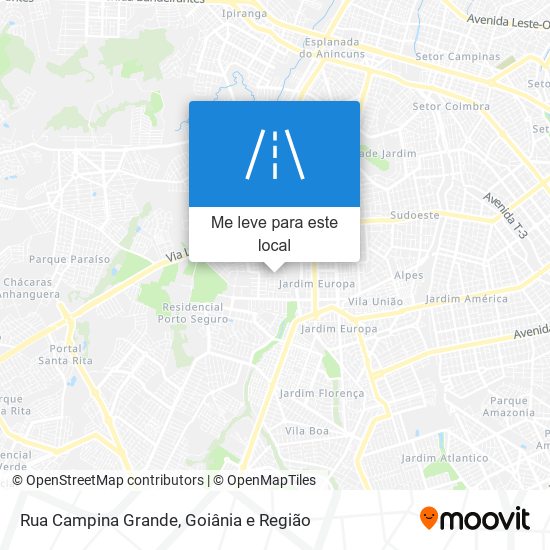 Rua Campina Grande mapa