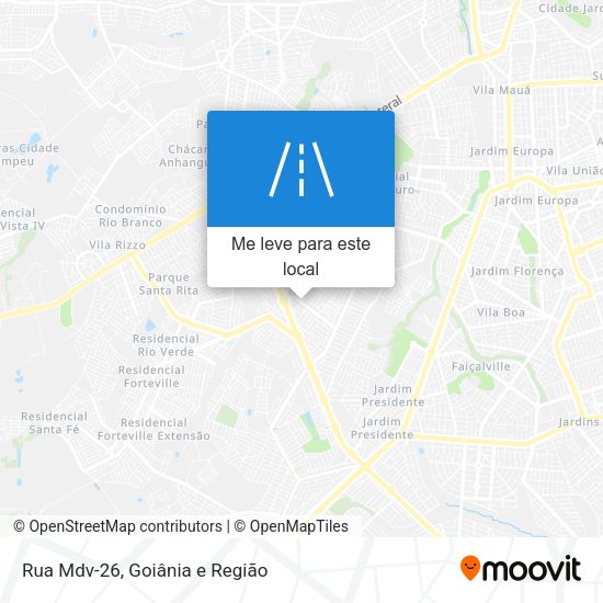 Rua Mdv-26 mapa