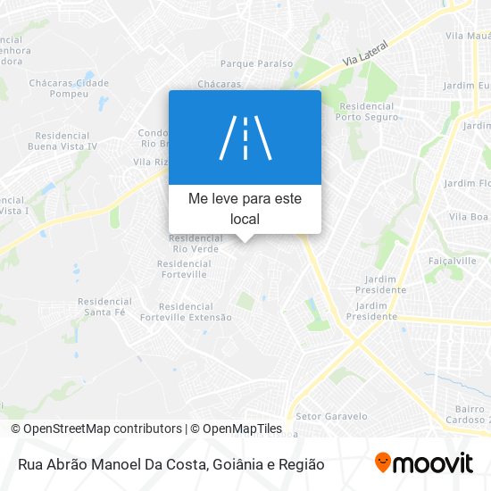 Rua Abrão Manoel Da Costa mapa
