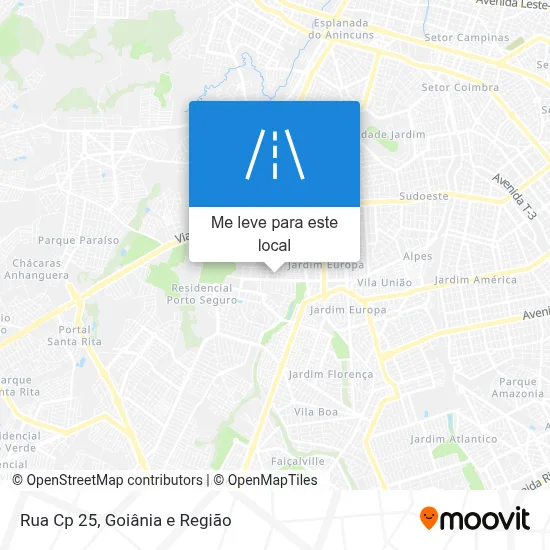 Rua Cp 25 mapa