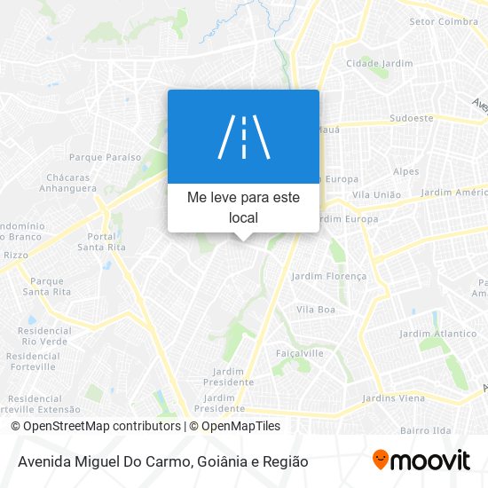 Avenida Miguel Do Carmo mapa