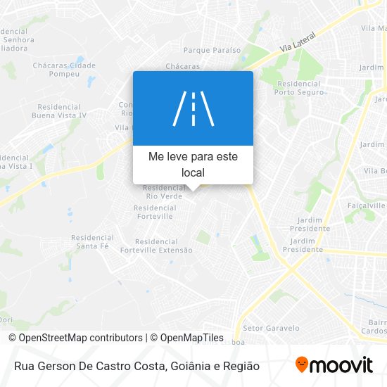 Rua Gerson De Castro Costa mapa