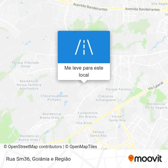 Rua Sm36 mapa